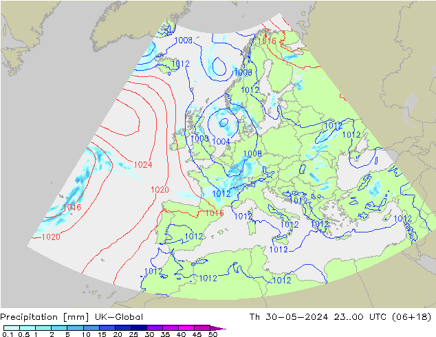 Neerslag UK-Global do 30.05.2024 00 UTC