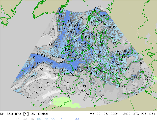 RV 850 hPa UK-Global wo 29.05.2024 12 UTC