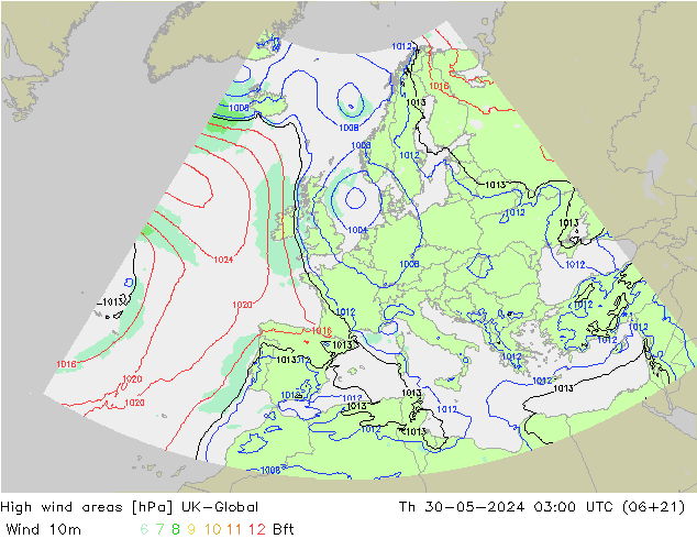 High wind areas UK-Global Čt 30.05.2024 03 UTC