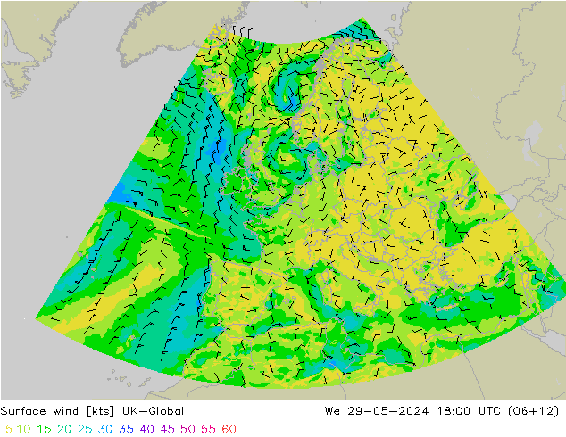 Bodenwind UK-Global Mi 29.05.2024 18 UTC