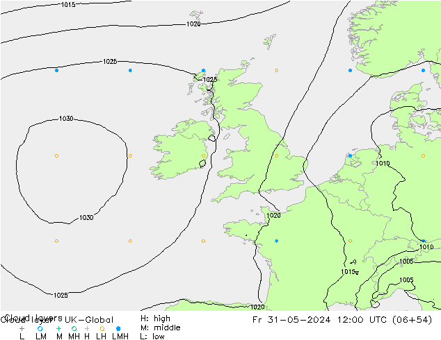 Cloud layer UK-Global Fr 31.05.2024 12 UTC