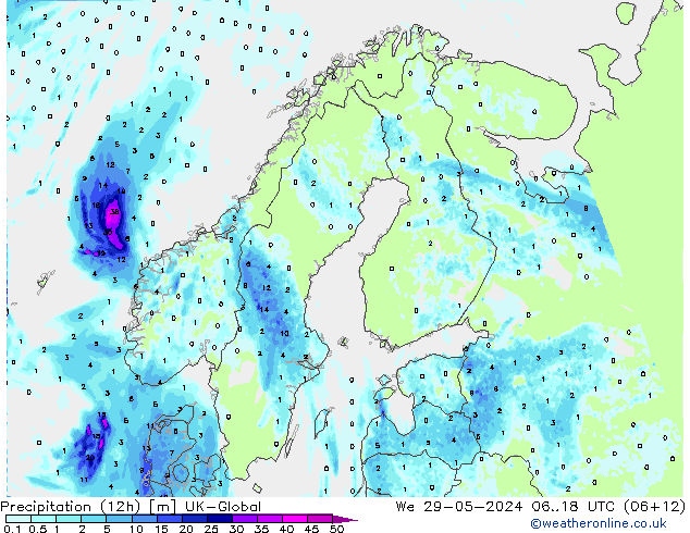 Nied. akkumuliert (12Std) UK-Global Mi 29.05.2024 18 UTC