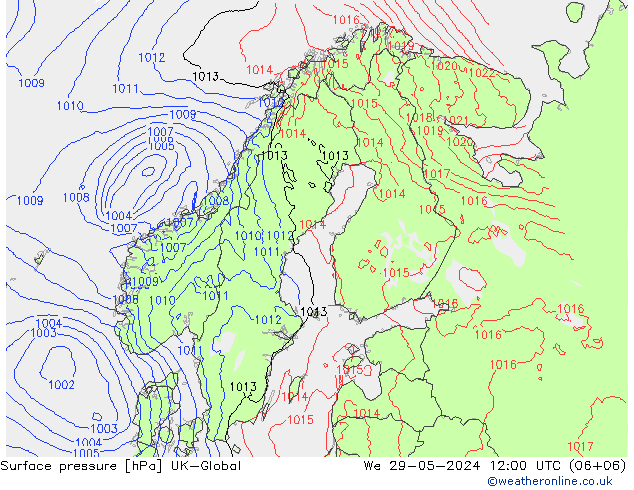 Bodendruck UK-Global Mi 29.05.2024 12 UTC