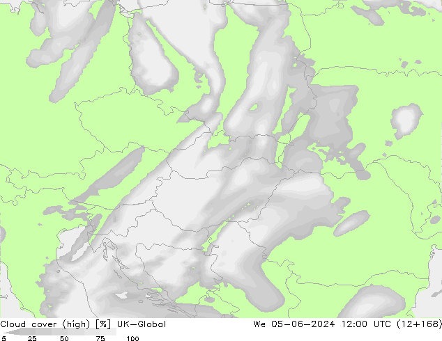 Nubes altas UK-Global mié 05.06.2024 12 UTC