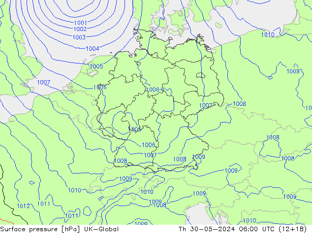 ciśnienie UK-Global czw. 30.05.2024 06 UTC