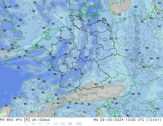 RV 850 hPa UK-Global wo 29.05.2024 13 UTC