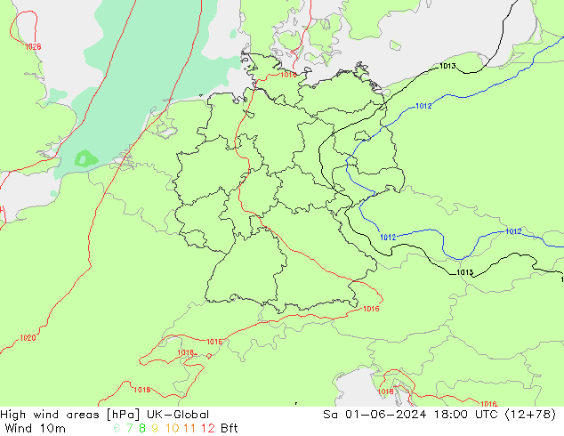 Windvelden UK-Global za 01.06.2024 18 UTC