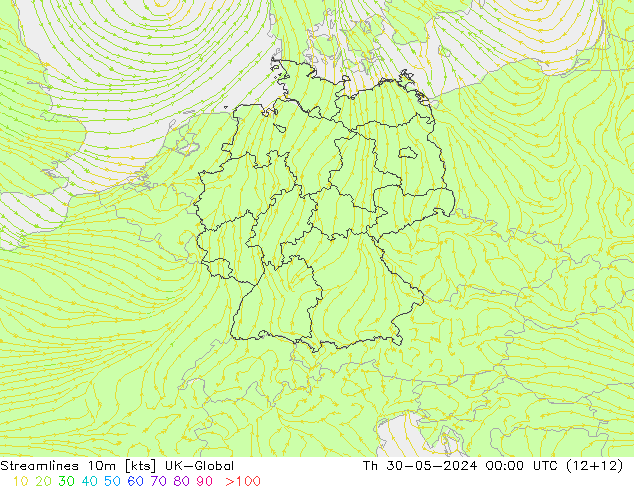 Ligne de courant 10m UK-Global jeu 30.05.2024 00 UTC