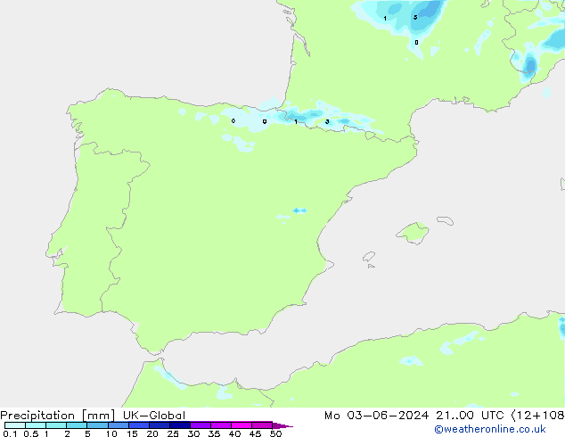 Neerslag UK-Global ma 03.06.2024 00 UTC