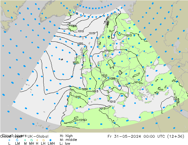 Cloud layer UK-Global Cu 31.05.2024 00 UTC