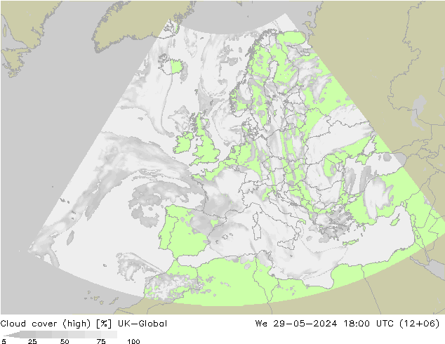 Wolken (hohe) UK-Global Mi 29.05.2024 18 UTC