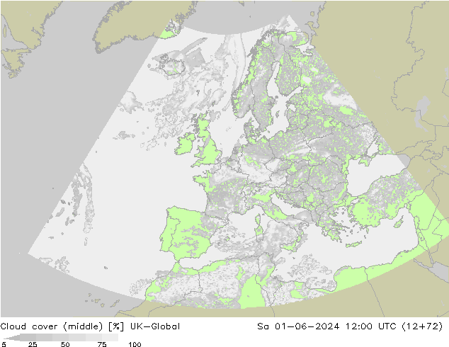 Cloud cover (middle) UK-Global Sa 01.06.2024 12 UTC