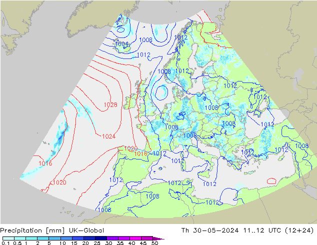 Srážky UK-Global Čt 30.05.2024 12 UTC