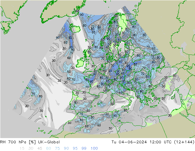 RH 700 hPa UK-Global Di 04.06.2024 12 UTC