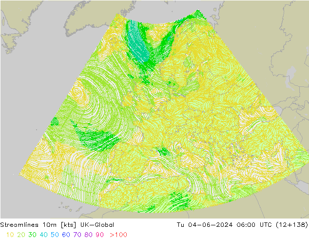 ветер 10m UK-Global вт 04.06.2024 06 UTC