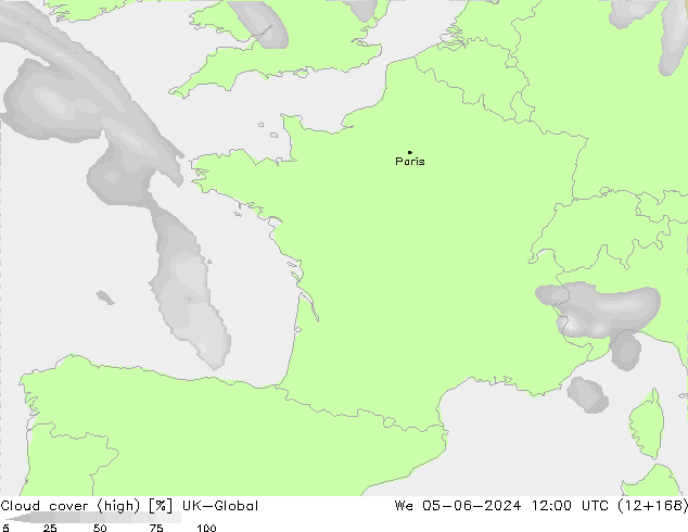 Wolken (hohe) UK-Global Mi 05.06.2024 12 UTC