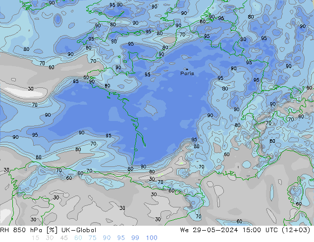 RV 850 hPa UK-Global wo 29.05.2024 15 UTC