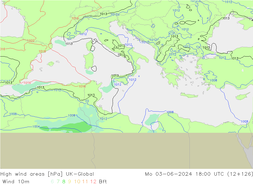 High wind areas UK-Global пн 03.06.2024 18 UTC