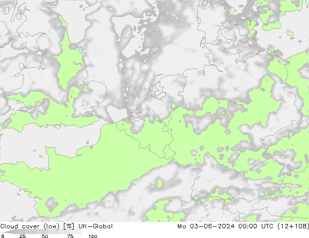 nízká oblaka UK-Global Po 03.06.2024 00 UTC