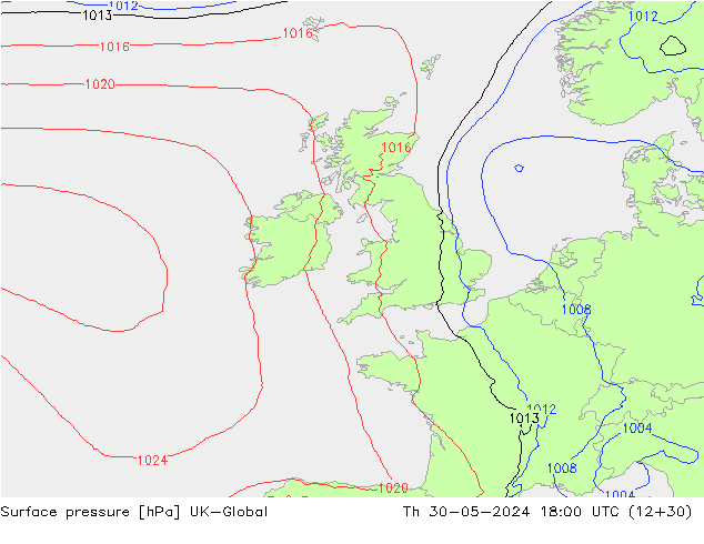 pressão do solo UK-Global Qui 30.05.2024 18 UTC