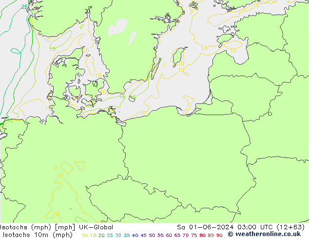 Isotachs (mph) UK-Global Sáb 01.06.2024 03 UTC