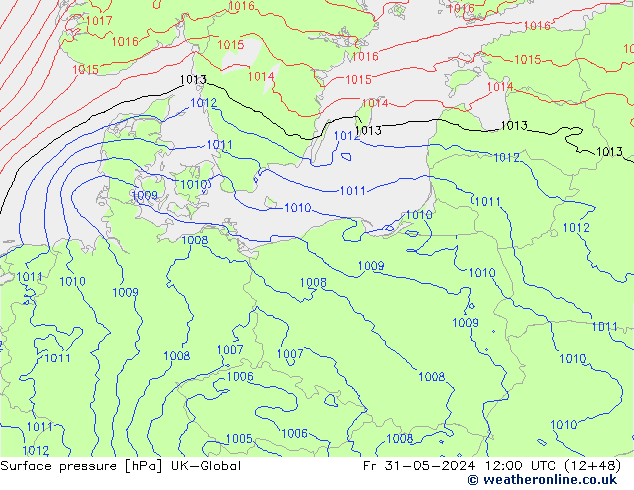 Yer basıncı UK-Global Cu 31.05.2024 12 UTC