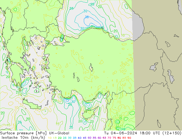 Isotachs (kph) UK-Global Ter 04.06.2024 18 UTC