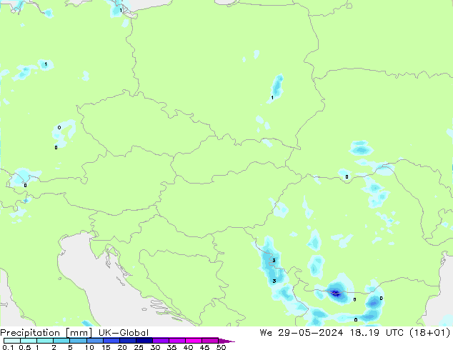 precipitação UK-Global Qua 29.05.2024 19 UTC