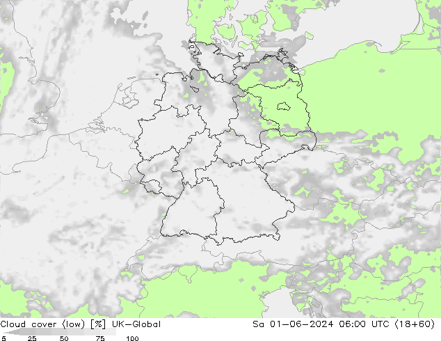 nízká oblaka UK-Global So 01.06.2024 06 UTC