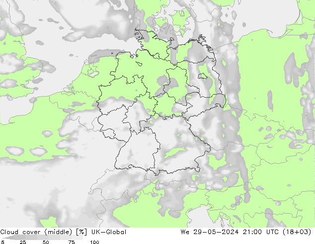 nuvens (médio) UK-Global Qua 29.05.2024 21 UTC