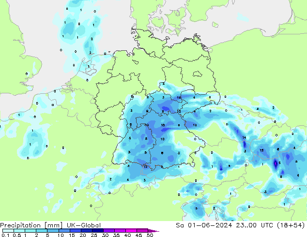 Precipitation UK-Global Sa 01.06.2024 00 UTC
