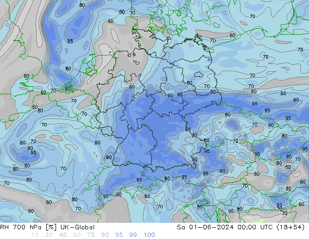 700 hPa Nispi Nem UK-Global Cts 01.06.2024 00 UTC