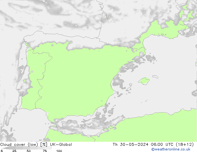 nízká oblaka UK-Global Čt 30.05.2024 06 UTC