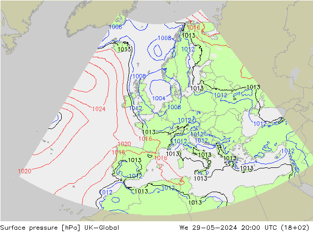 Bodendruck UK-Global Mi 29.05.2024 20 UTC