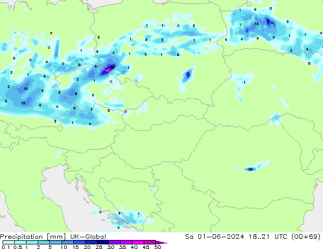 Srážky UK-Global So 01.06.2024 21 UTC