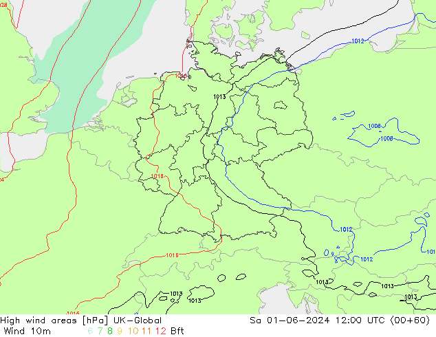 Windvelden UK-Global za 01.06.2024 12 UTC