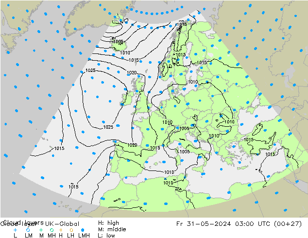 Cloud layer UK-Global пт 31.05.2024 03 UTC