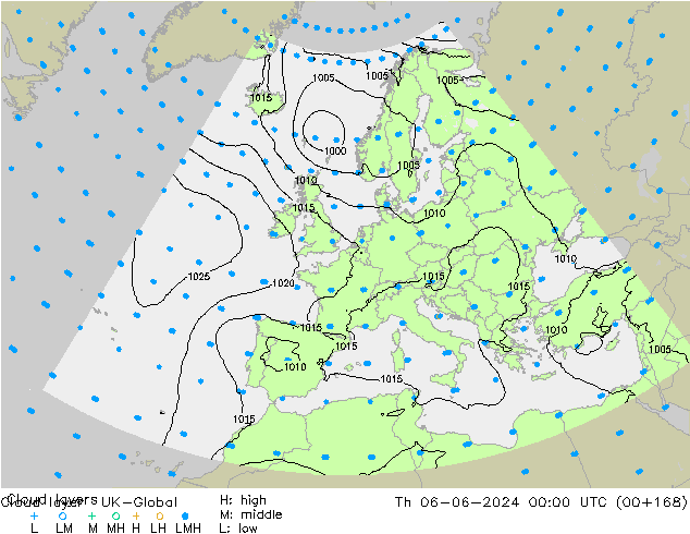 Cloud layer UK-Global Per 06.06.2024 00 UTC