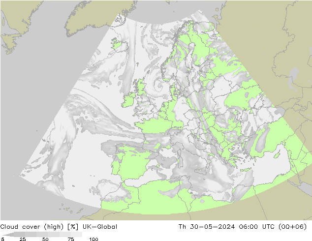 Bulutlar (yüksek) UK-Global Per 30.05.2024 06 UTC