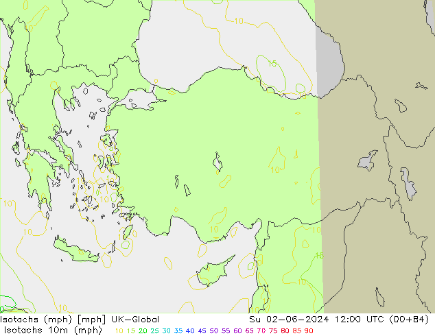 Isotachs (mph) UK-Global dim 02.06.2024 12 UTC