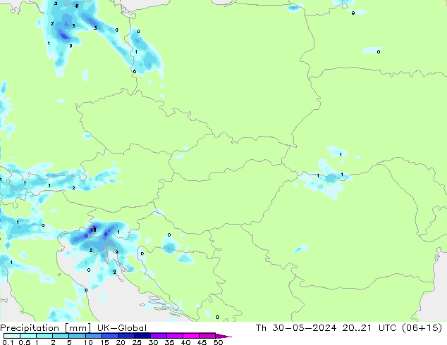 Neerslag UK-Global do 30.05.2024 21 UTC