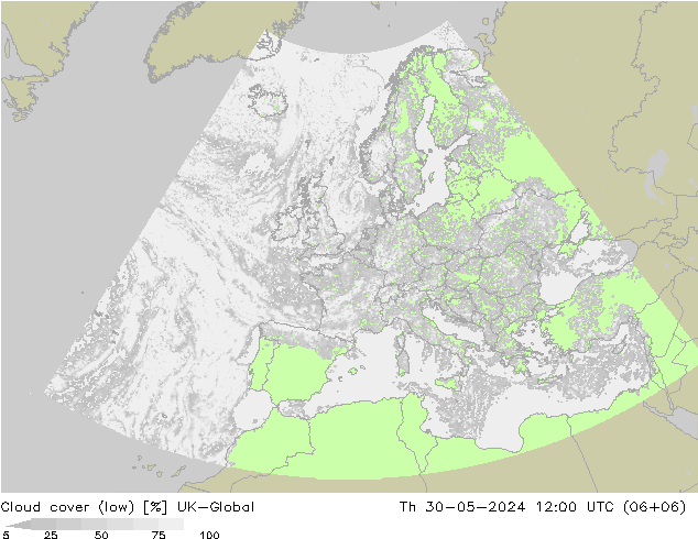 Bulutlar (düşük) UK-Global Per 30.05.2024 12 UTC