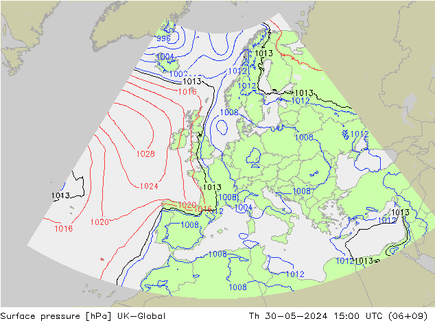 pressão do solo UK-Global Qui 30.05.2024 15 UTC