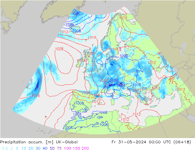 Precipitación acum. UK-Global vie 31.05.2024 00 UTC