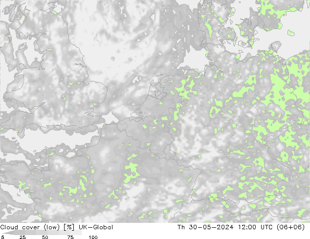 Wolken (tief) UK-Global Do 30.05.2024 12 UTC