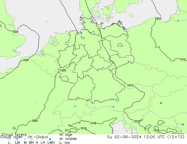 Chmura warstwa UK-Global nie. 02.06.2024 12 UTC