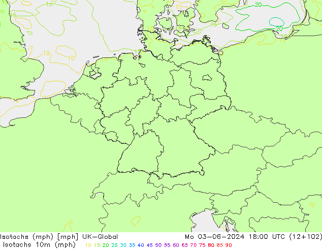 Isotachen (mph) UK-Global ma 03.06.2024 18 UTC
