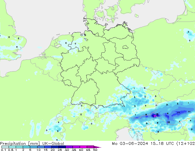 Niederschlag UK-Global Mo 03.06.2024 18 UTC