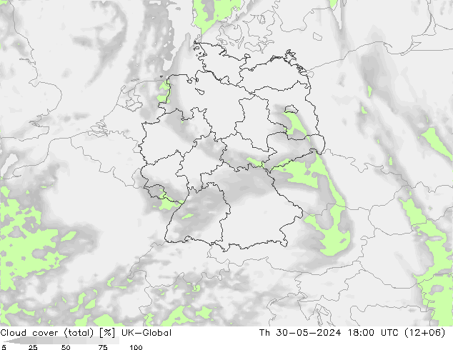 nuvens (total) UK-Global Qui 30.05.2024 18 UTC