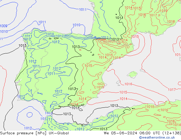 ciśnienie UK-Global śro. 05.06.2024 06 UTC